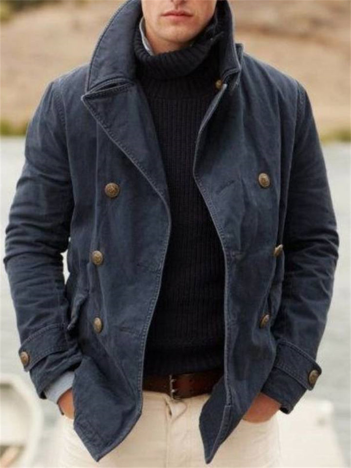 Veste d’Hiver Élégante pour Homme - Bleu
