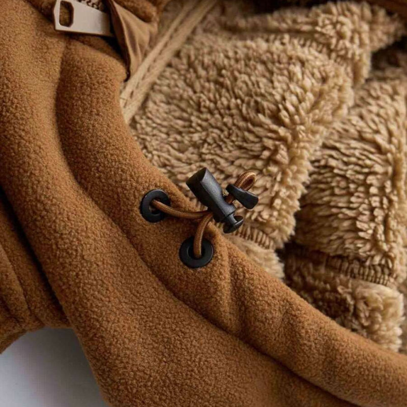 Veste d’Hiver en Polaire Premium pour Homme – Capuche et Poches à Fermeture Éclair - image 4