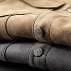 Veste en cuir suédé pour hommes | Élégante & durable | Design intemporel - image 5