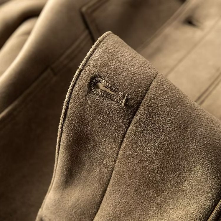 Veste en cuir suédé pour hommes | Élégante & durable | Design intemporel - image 7