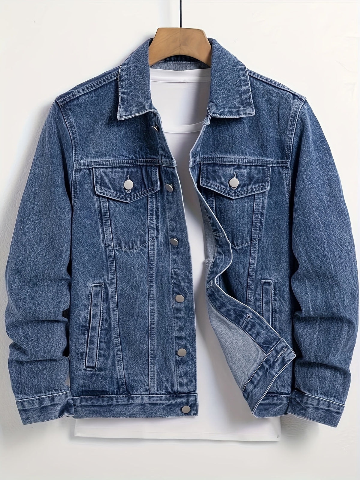 Veste en jean homme - Bleu