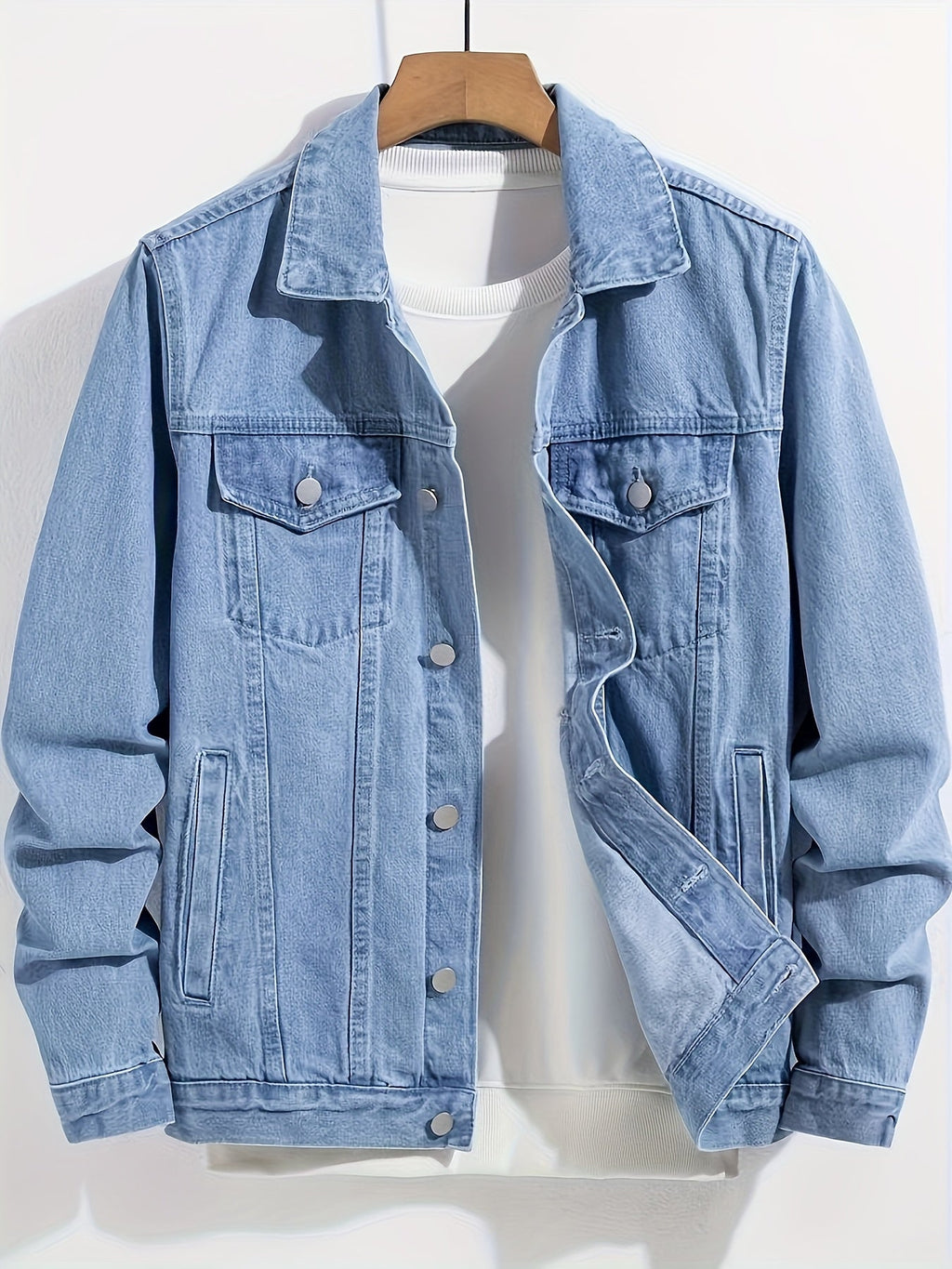 Veste en jean homme - Bleu clair
