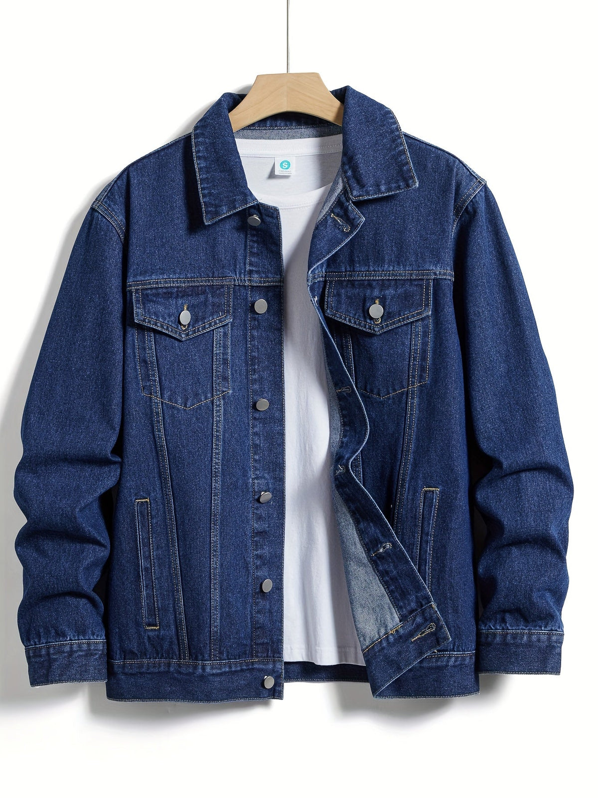 Veste en jean homme - Bleu royal