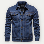 Veste en Jean Premium pour Homme – Couture Contrastée Moderne avec Poches à Boutons - image 3