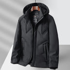 Veste Hivernale Premium à Capuche pour Homme – Manteau Zippé Ample Doublé Polaire - image 2