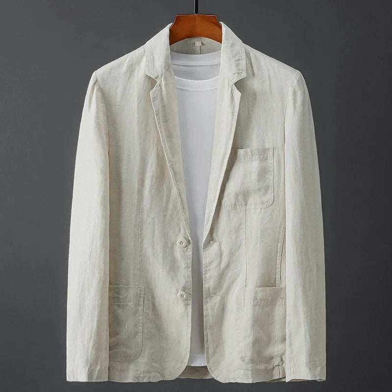 Veste homme col à revers - Beige