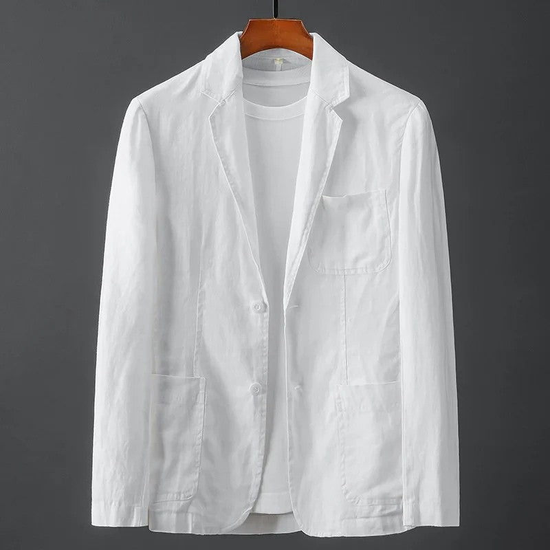 Veste homme col à revers - Blanc