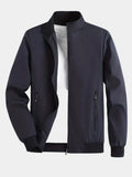 Veste homme col montant - Blue marine
