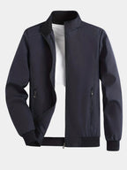 Veste homme col montant - Blue marine
