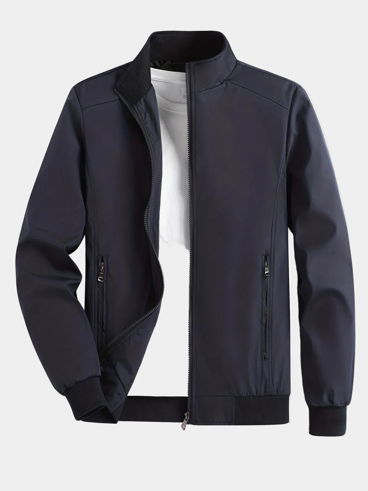 Veste homme col montant - Blue marine