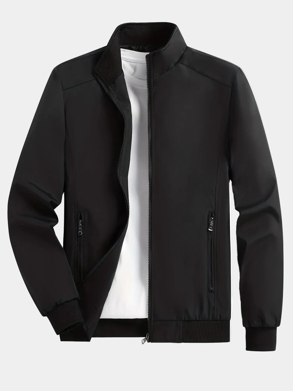 Veste homme col montant - Noir