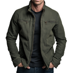 Veste homme en coton style vintage - Zippee et decontractee - image 1