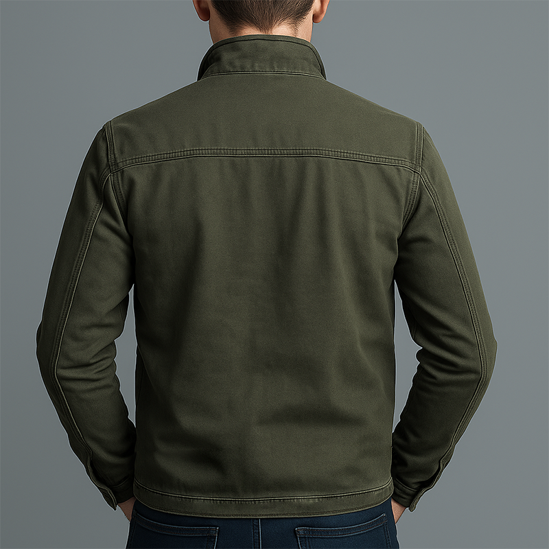 Veste homme en coton style vintage - Zippee et decontractee - image 4