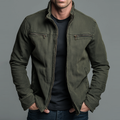 Veste homme en coton style vintage - Zippee et decontractee - Vert
