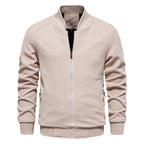 Veste Homme Isolée avec Capuche – Extérieur Zippé Confortable et Stylé - Beige