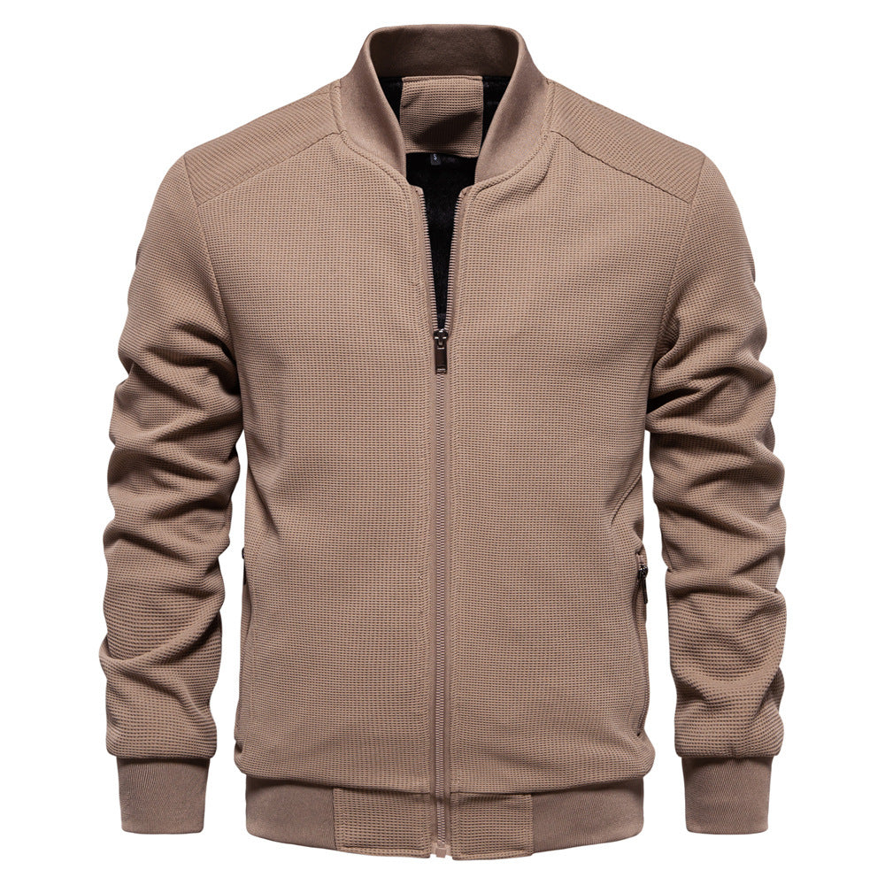 Veste Homme Isolée avec Capuche – Extérieur Zippé Confortable et Stylé - Brun