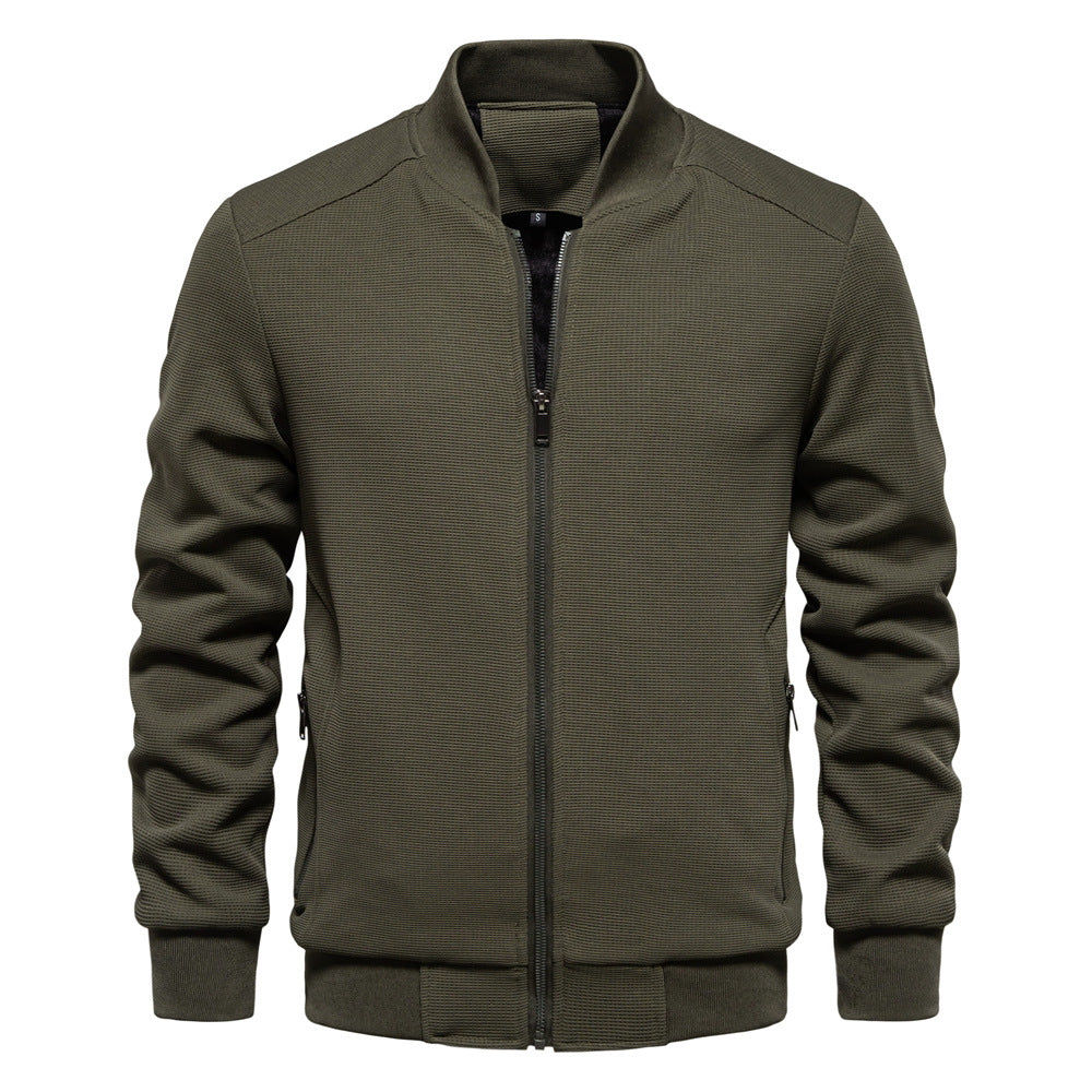 Veste Homme Isolée avec Capuche – Extérieur Zippé Confortable et Stylé - Vert