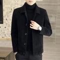 Veste Isolée Confort Premium pour Homme – Coupe Large Boutonnée Hiver - Noir
