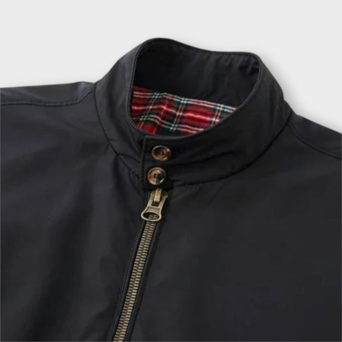 Veste Légère à Fermeture Éclair pour Homme – Col Montant de Transition Veste - image 3