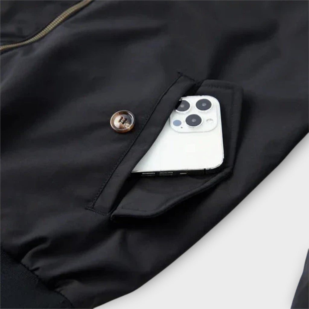 Veste Légère à Fermeture Éclair pour Homme – Col Montant de Transition Veste - image 4