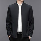 Veste légère homme à col montant et poches latérales – Bomber décontracté idéal pour le printemps et l'automne - image 3