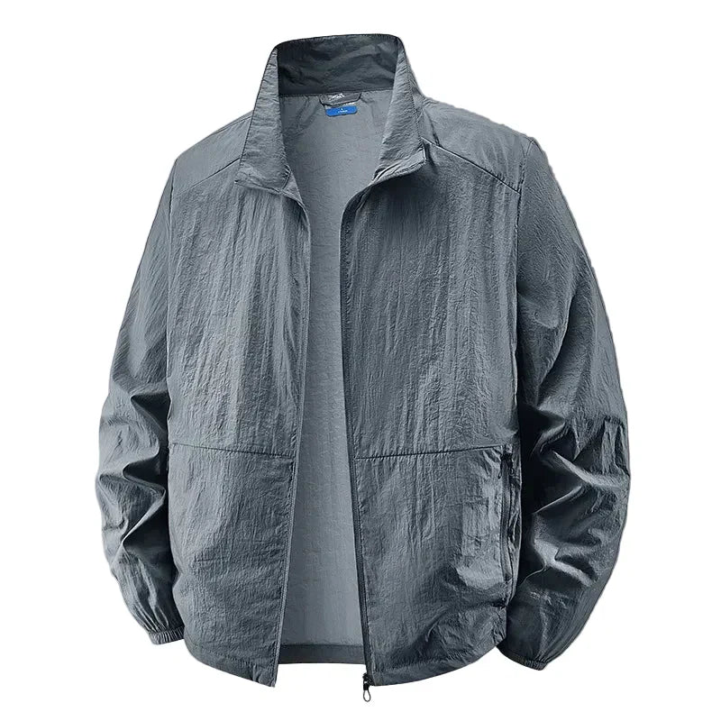 Veste legere homme multi poches - Pratique et moderne - Gris fonce