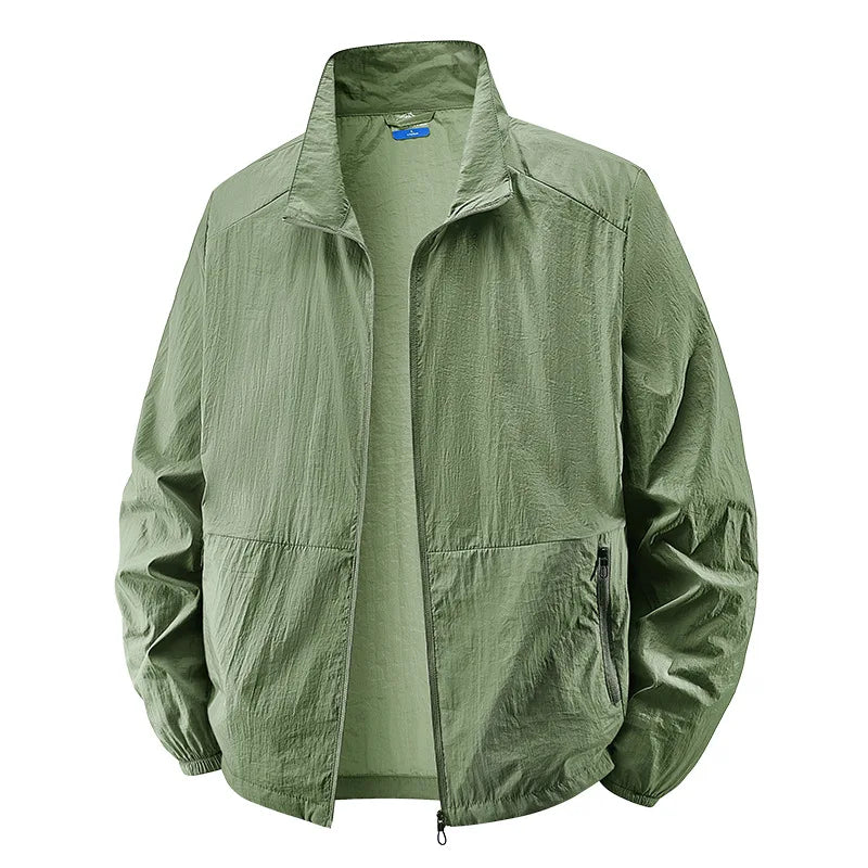 Veste legere homme multi poches - Pratique et moderne - Vert