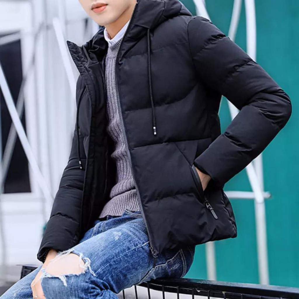 Veste Matelassée à Capuche pour Homme – Extérieur Hiver Durable et Chaud - image 12