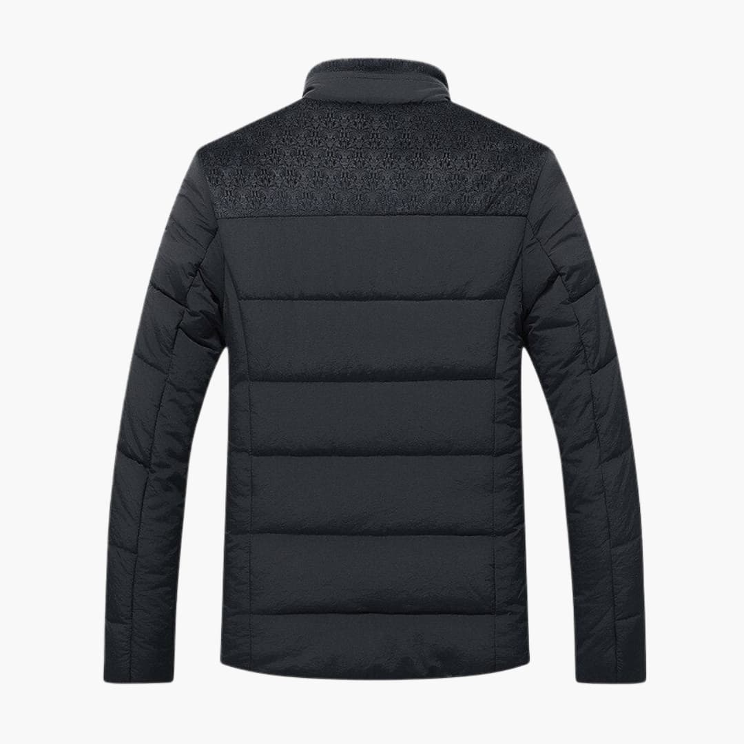 Veste Matelassée Homme en Polaire Moderne – Col Montant Élégant - image 4