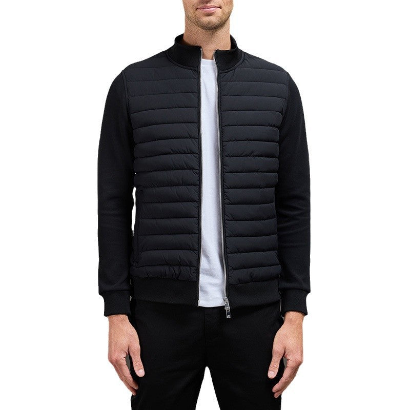 Veste matelassée légère à col montant pour homme – Vêtements d'extérieur d'hiver élégants - image 8