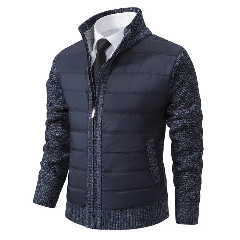 Veste Matelassée Légère pour Homme – Manteau Moderne du Quotidien - Bleu marine