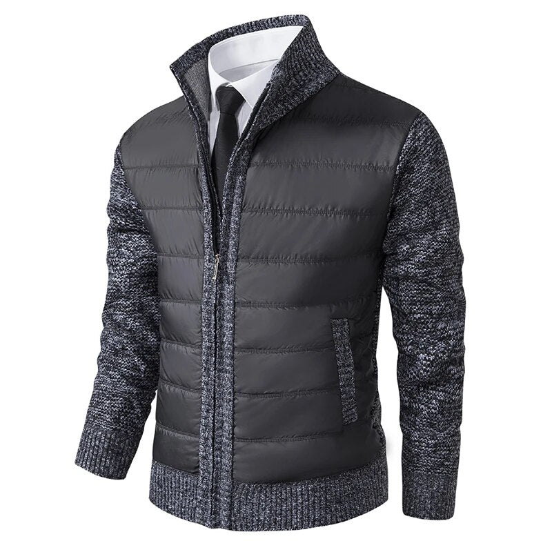 Veste Matelassée Légère pour Homme – Manteau Moderne du Quotidien - Gris foncé