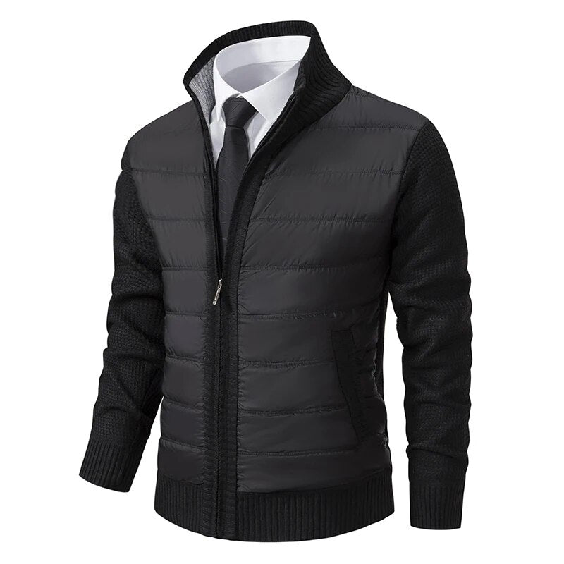 Veste Matelassée Légère pour Homme – Manteau Moderne du Quotidien - Noir