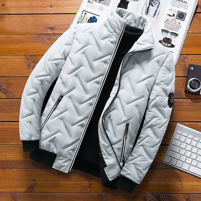 Veste Matelassée pour Homme – Manteau d’Hiver à Col Montant - image 11