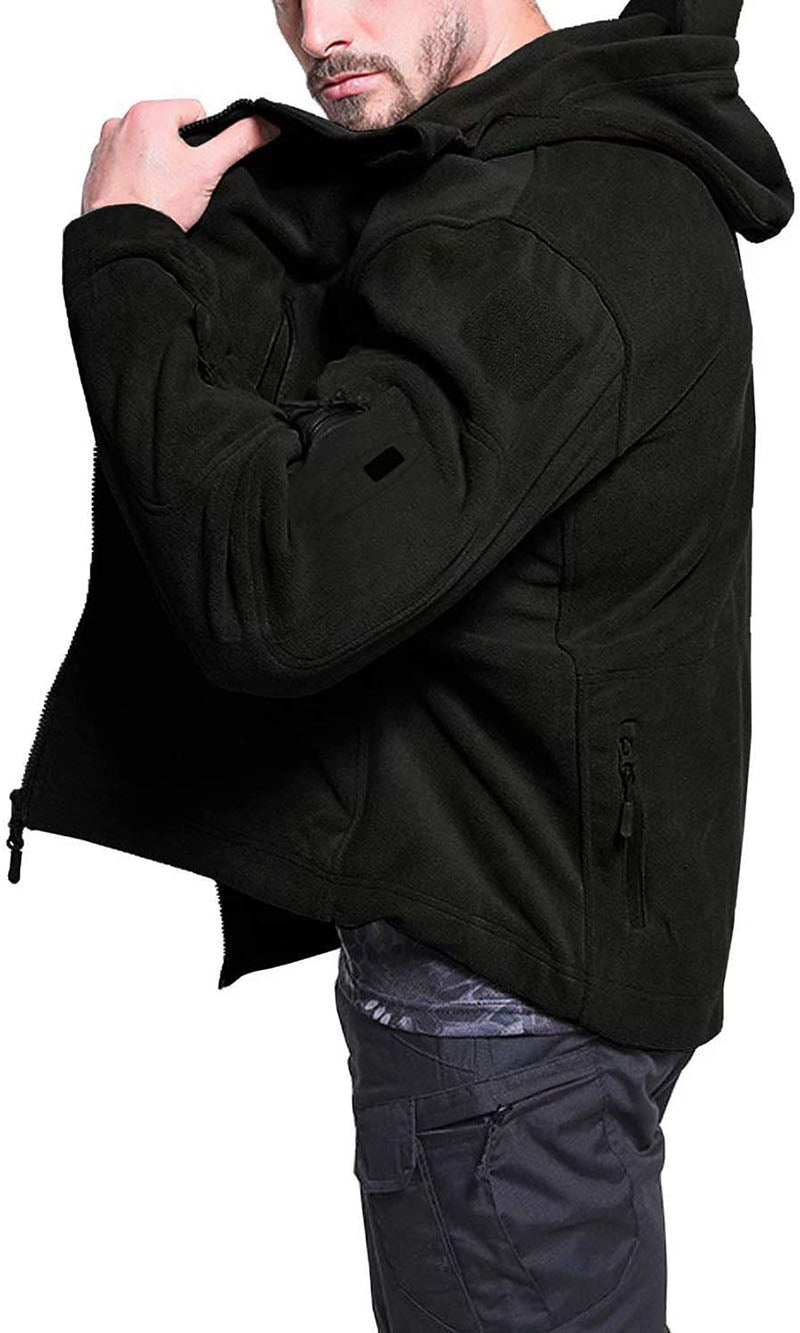Veste Polaire Homme Coupe-Vent – Extérieur Zippé Confortable - image 2