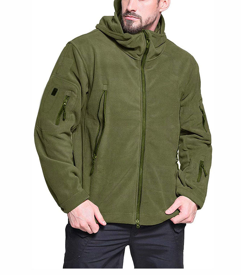 Veste Polaire Homme Coupe-Vent – Extérieur Zippé Confortable - image 5