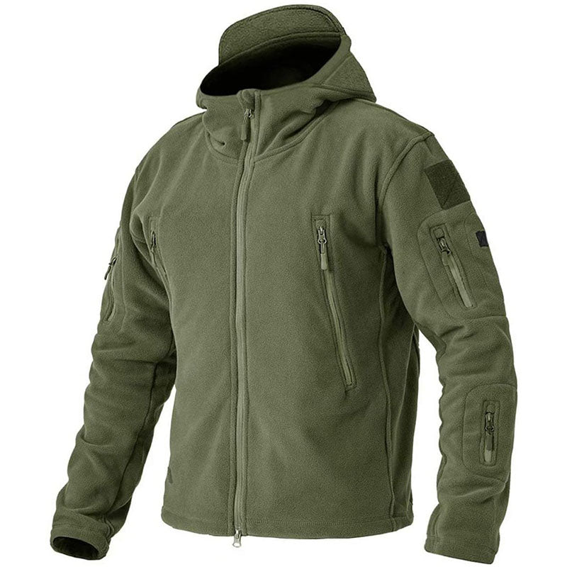 Veste Polaire Homme Coupe-Vent – Extérieur Zippé Confortable - image 8