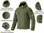 Veste Polaire Homme Coupe-Vent – Extérieur Zippé Confortable - image 9