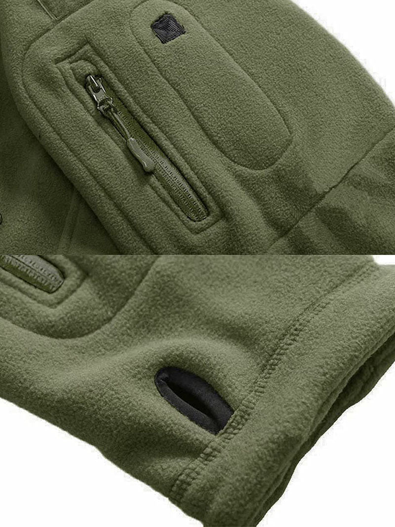 Veste Polaire Homme Coupe-Vent – Extérieur Zippé Confortable - image 10