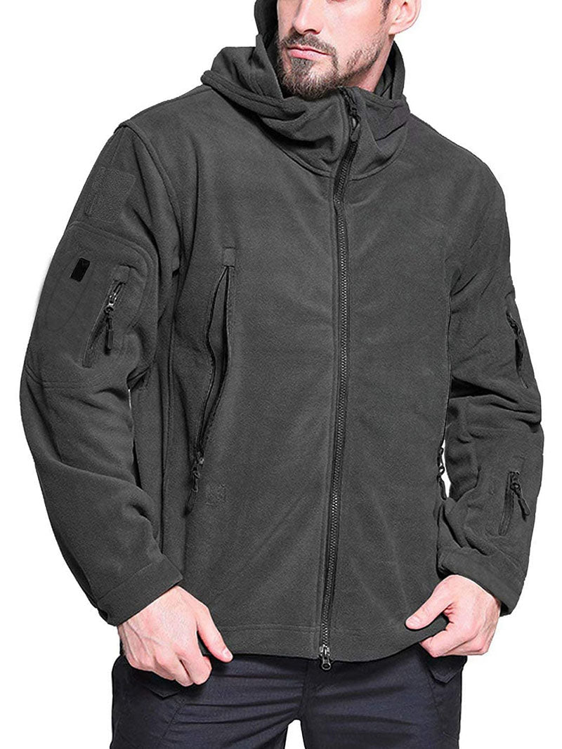 Veste Polaire Homme Coupe-Vent – Extérieur Zippé Confortable - image 15