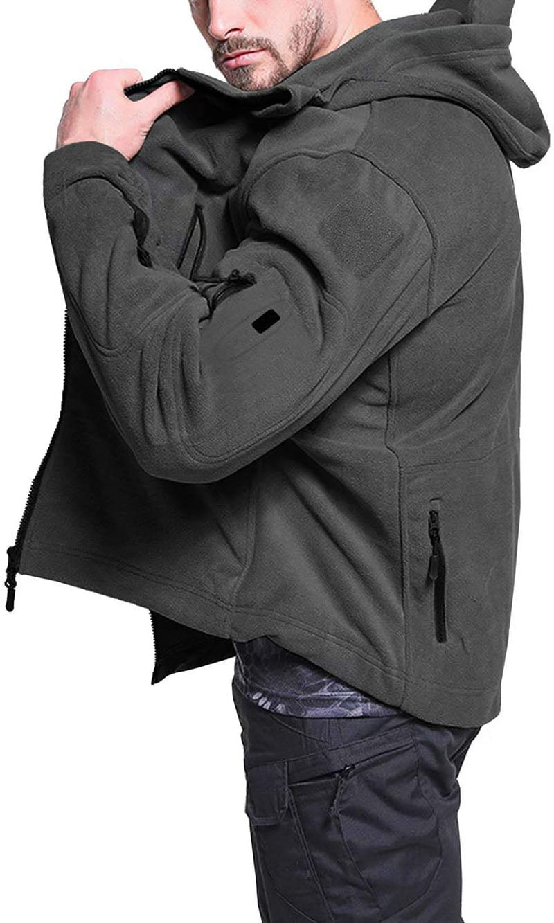 Veste Polaire Homme Coupe-Vent – Extérieur Zippé Confortable - image 16