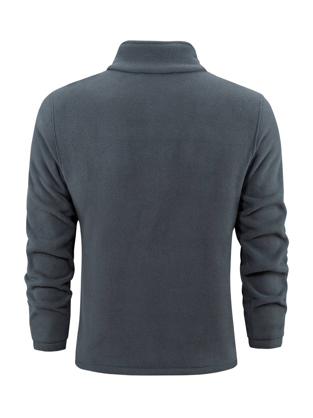 Veste Polaire Premium Homme à Fermeture Éclair Complète – Col Montant Casual - image 5