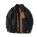 Veste Premium Matelassée Doublée Polaire pour Homme – Col Haut avec Poches Multiples - Noir