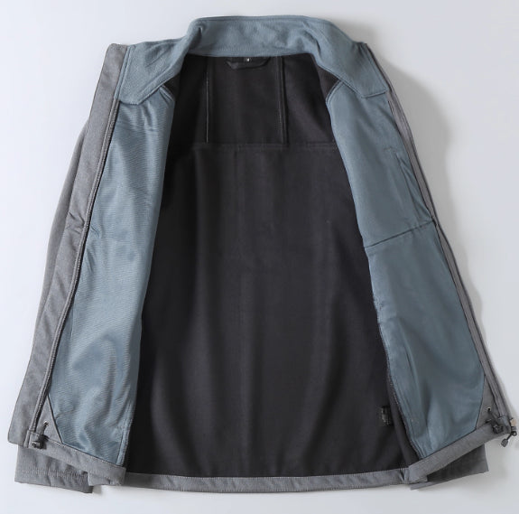Veste Softshell Utilitaire d’Extérieur pour Homme – Veste Zippée Décontractée Premium - image 4