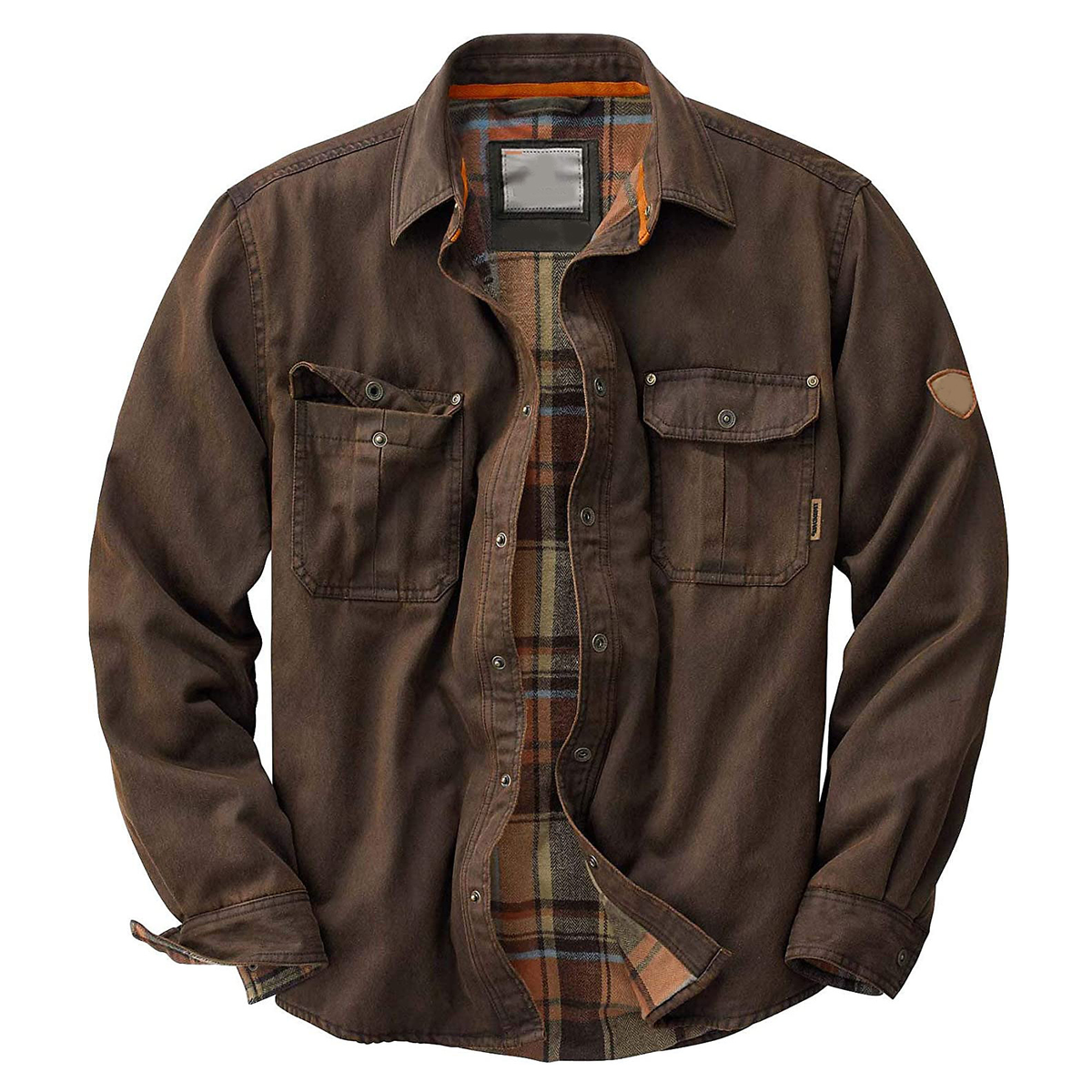 Veste Trucker Homme en Tissu Ciré – Résistante à l’Eau et au Vent - image 3